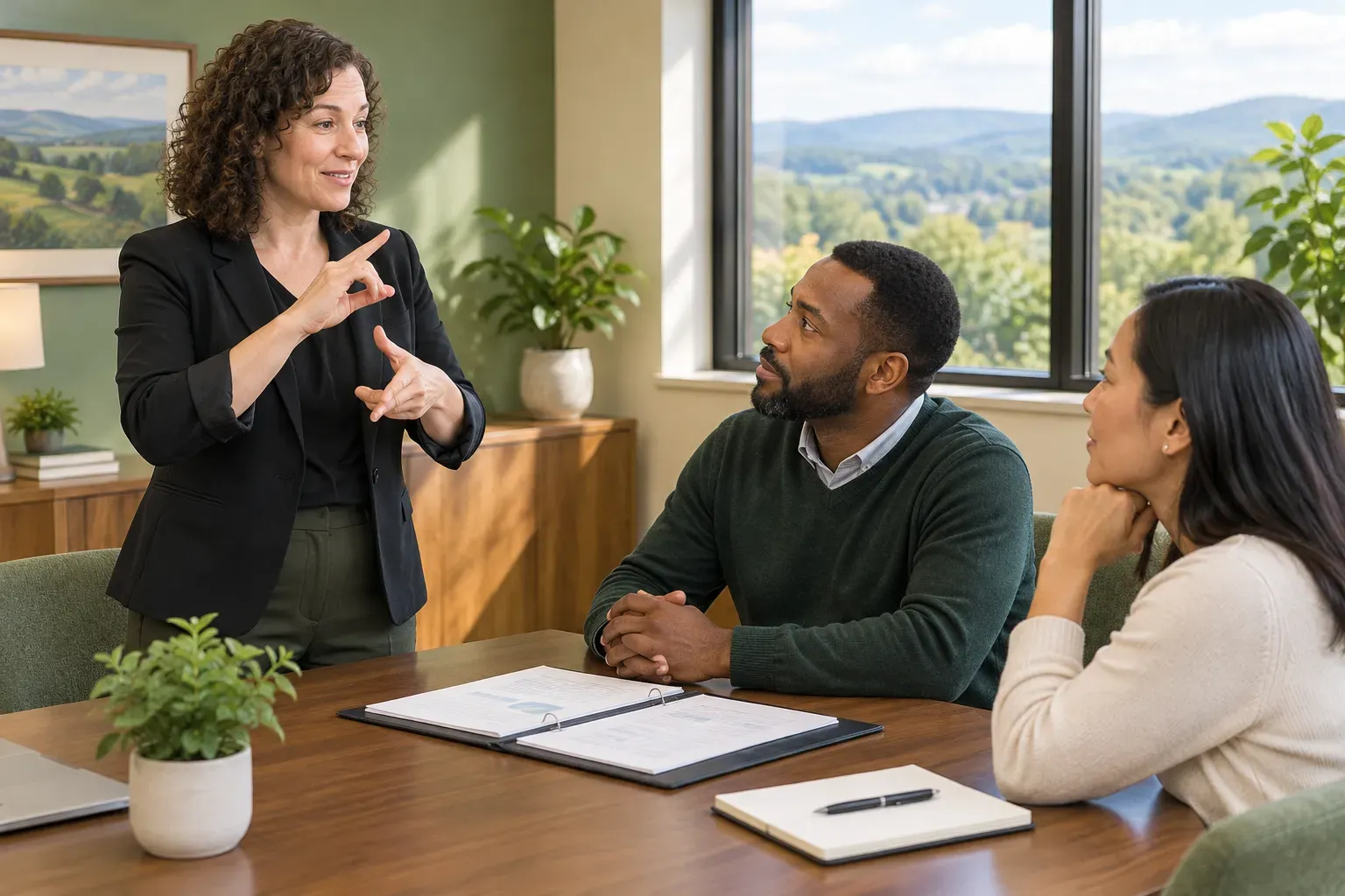 Signed communication in a shared conversation