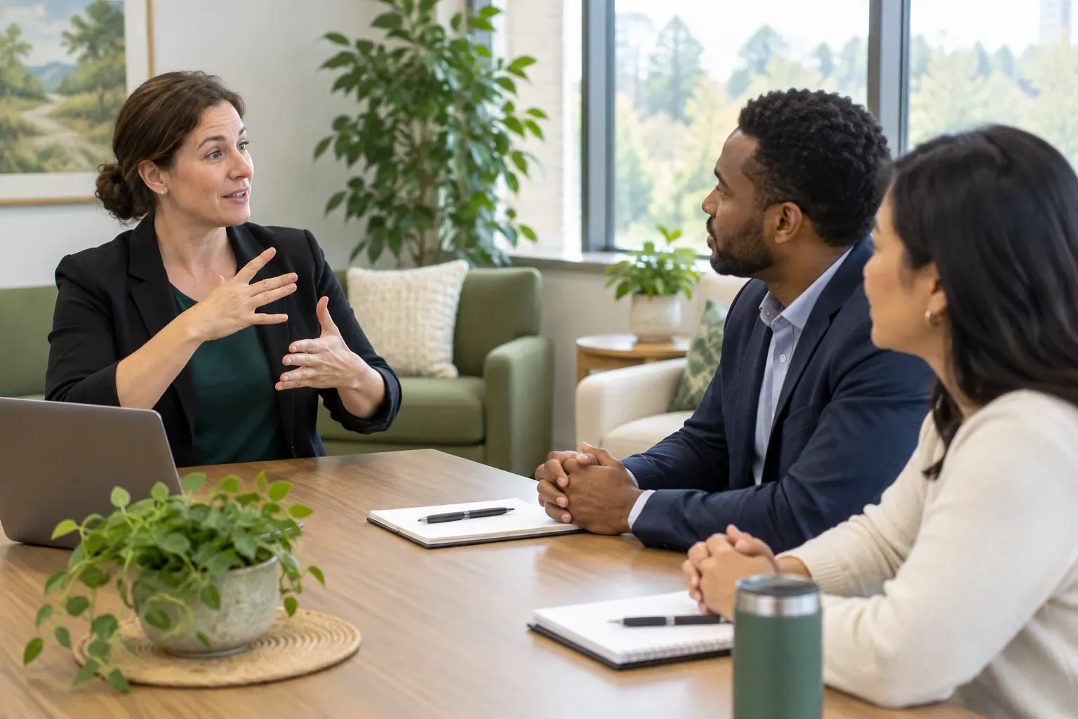 Signed communication in a shared conversation