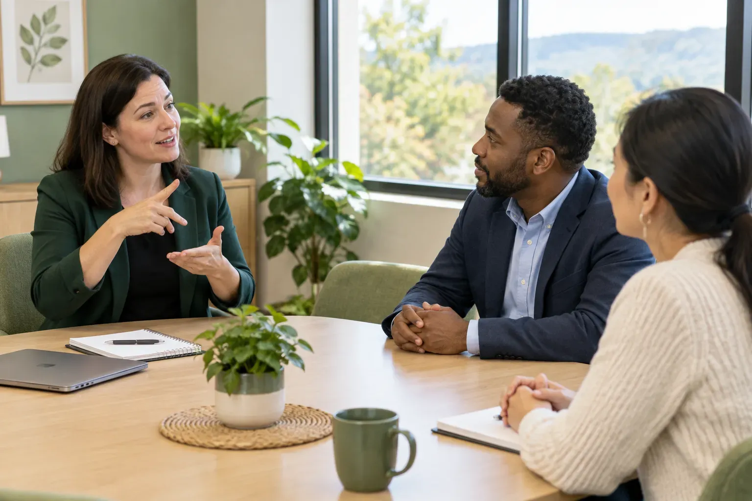 Signed communication in a shared conversation
