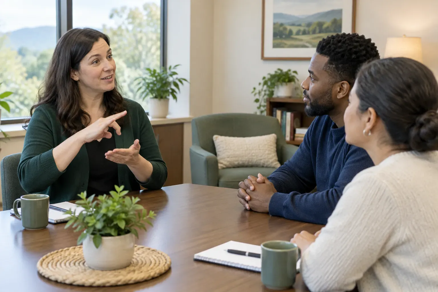 Signed communication in a shared conversation