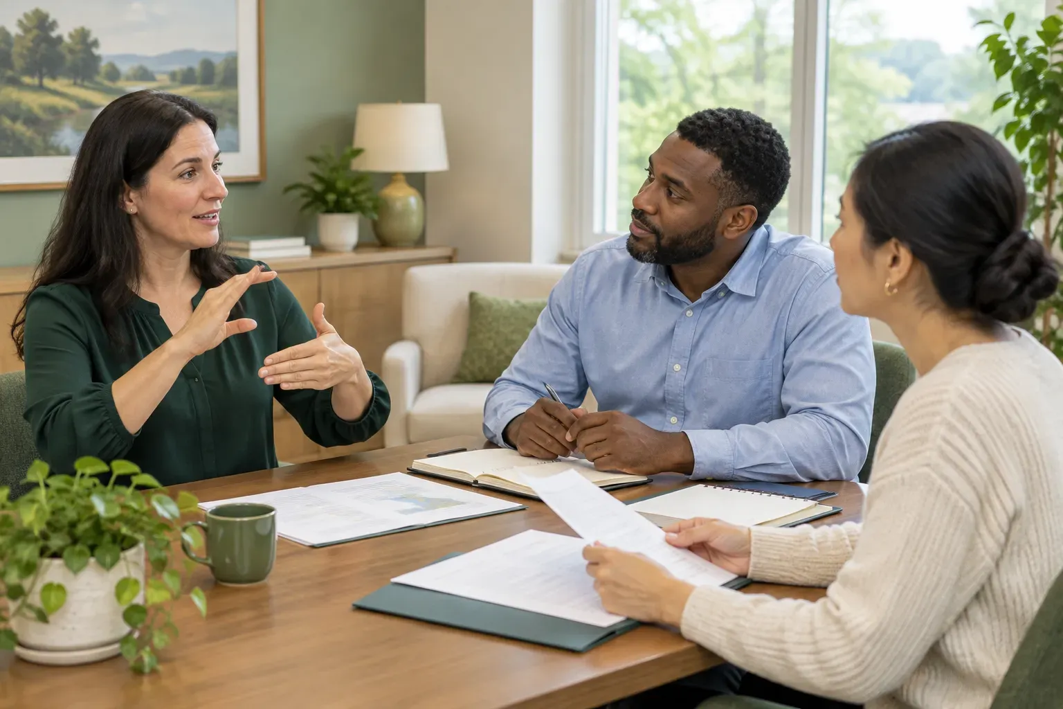 Signed communication in a shared conversation